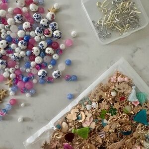 Beads, Charms, Chains Set